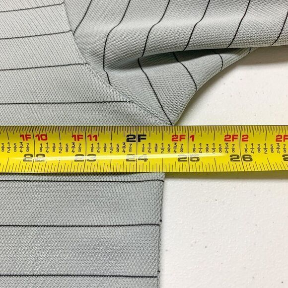 Pro Tour Shirt Mens Extra Large Gray‎ Stripe Coolplay Golf Polo Golfer Casual - Picture 8 of 10